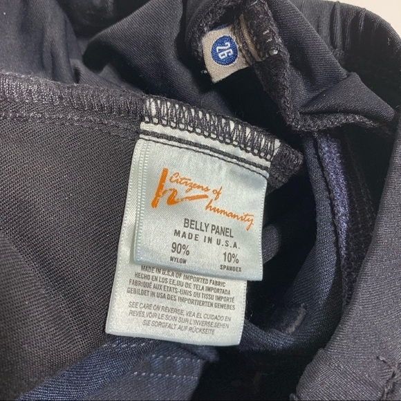 Citizens of humanity Belly Panel dark wash maternity skinny jeans - Picture 6 of 7